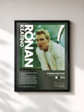 #noir Tableau de l'album The Way You Make Me Feel de Ronan Keating, cadre noir, imprimé et encadré en France