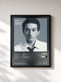 #noir Tableau de l'album Pleased To Meet You de James, cadre noir, imprimé et encadré en France