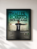 #noir Tableau de l'album Dios Me Ama de Thalles Roberto, cadre noir, imprimé et encadré en France