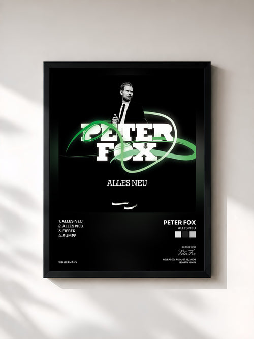 Peter Fox · Alles neu — Affiche encadrée