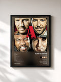 #noir Tableau de l'album The A-Team (Original Motion Picture Score) de Alan Silvestri, cadre noir, imprimé et encadré en France