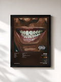 #noir Tableau de l'album SMYLE AGAIN (Deluxe) de Kyle, cadre noir, imprimé et encadré en France