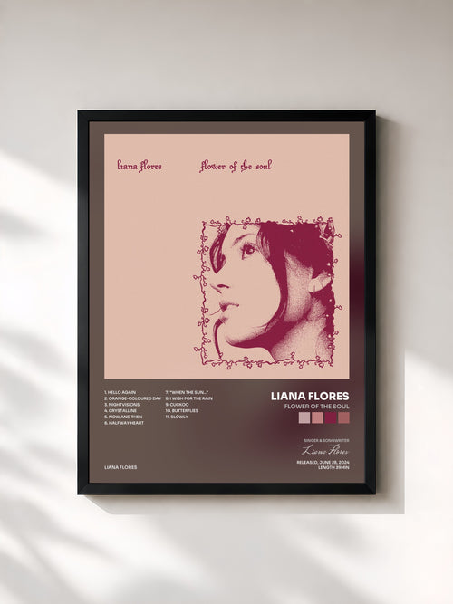 Liana Flores · Flower of the soul — Affiche encadrée