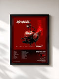 #noir Tableau de l'album Die About It (Deluxe) de Bad Wolves, cadre noir, imprimé et encadré en France