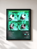 #noir Tableau de l'album Attack - The Remixes (Vol. 2) de Snap!, cadre noir, imprimé et encadré en France