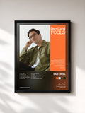 #noir Tableau de l'album Fools de Dan Croll, cadre noir, imprimé et encadré en France