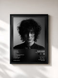 #noir Tableau de l'album HELP EVER HURT COVER de Fujii Kaze, cadre noir, imprimé et encadré en France