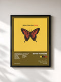#noir Tableau de l'album Closer de Better Than Ezra, cadre noir, imprimé et encadré en France