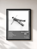 #noir Tableau de l'album Walk Me Home... de Benson Boone, cadre noir, imprimé et encadré en France