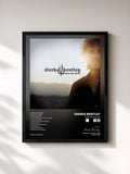 #noir Tableau de l'album Long Trip Alone de Dierks Bentley, cadre noir, imprimé et encadré en France