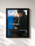 #noir Tableau de l'album Todas de Jorge Aragão, cadre noir, imprimé et encadré en France