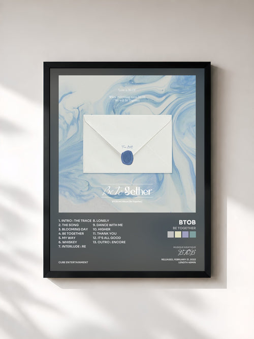 BTOB · Be Together — Affiche encadrée