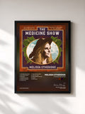 #noir Tableau de l'album The Medicine Show de Melissa Etheridge, cadre noir, imprimé et encadré en France