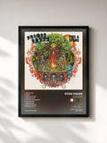 #noir Tableau de l'album Fire & Stone (Prince Fatty Presents) de Stick Figure, cadre noir, imprimé et encadré en France