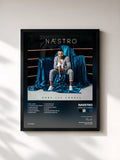 #noir Tableau de l'album Dans les cordes de Naestro, cadre noir, imprimé et encadré en France