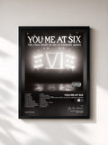 #noir The Final Night Of Sin At Wembley Arena di You Me At Six in stampa incorniciata, cornice nera, stampata e incorniciata in Francia
