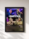 #noir Tableau de l'album Cuartetazo de Rodrigo, cadre noir, imprimé et encadré en France