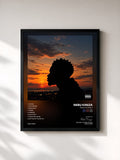 #noir Tableau de l'album Really & Truly de Nebu Kiniza, cadre noir, imprimé et encadré en France