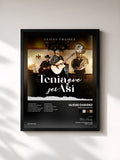 #noir Tableau de l'album Tenía Que Ser Así de Ulices Chaidez, cadre noir, imprimé et encadré en France