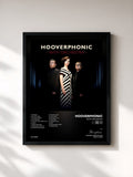 #noir Tableau de l'album With Orchestra de Hooverphonic, cadre noir, imprimé et encadré en France