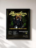 #noir Tableau de l'album Ghostface Killahs de Ghostface Killah, cadre noir, imprimé et encadré en France