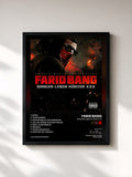 #noir Tableau de l'album Banger leben kürzer XXX de Farid Bang, cadre noir, imprimé et encadré en France
