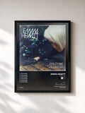 #noir Tableau de l'album Colours de Emma Hewitt, cadre noir, imprimé et encadré en France