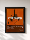 #noir Tableau de l'album Before the Robots de Better Than Ezra, cadre noir, imprimé et encadré en France