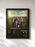 #noir Tableau de l'album Irish Heart de Angelo Kelly, cadre noir, imprimé et encadré en France