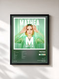 #noir Tableau de l'album M-Akustik de Mathea, cadre noir, imprimé et encadré en France