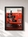 #noir Tableau de l'album From The Ground Up de The Roots, cadre noir, imprimé et encadré en France