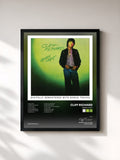 #noir Tableau de l'album Green Light de Cliff Richard, cadre noir, imprimé et encadré en France