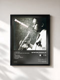 #noir Tableau de l'album Wynton Marsalis de Wynton Marsalis, cadre noir, imprimé et encadré en France