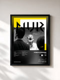 #noir Tableau de l'album Nur de Fynn Kliemann, cadre noir, imprimé et encadré en France