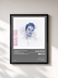 #noir Tableau de l'album The Search for Everything - Wave One de John Mayer, cadre noir, imprimé et encadré en France
