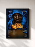 #noir Tableau de l'album The Real Is Back de Jeezy, cadre noir, imprimé et encadré en France