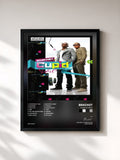 #noir Tableau de l'album Cupid Stories de Bracket, cadre noir, imprimé et encadré en France