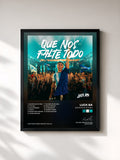 #noir Tableau de l'album QUE NOS FALTE TODO de Luck Ra, cadre noir, imprimé et encadré en France