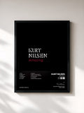 #noir Tableau de l'album Amazing de Kurt Nilsen, cadre noir, imprimé et encadré en France