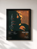 #noir Tableau de l'album You Won't Forget Me de Shirley Horn, cadre noir, imprimé et encadré en France