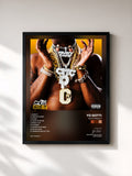 #noir Tableau de l'album Gotti Made-It de Yo Gotti, cadre noir, imprimé et encadré en France