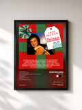 #noir Tableau de l'album Christmas de Don McLean, cadre noir, imprimé et encadré en France