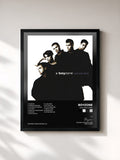 #noir Tableau de l'album Said And Done de Boyzone, cadre noir, imprimé et encadré en France