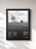 #noir Tableau de l'album Wilderness (Deluxe Edition) de Hundreds, cadre noir, imprimé et encadré en France