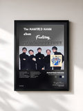 #noir Tableau de l'album The Manfred Mann Album de Manfred Mann, cadre noir, imprimé et encadré en France
