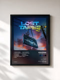 #noir Tableau de l'album Lost Tapes, Vol. 2 de Kalazh44, cadre noir, imprimé et encadré en France