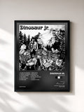 #noir Tableau de l'album Dinosaur de Dinosaur Jr., cadre noir, imprimé et encadré en France