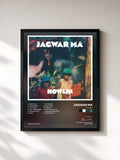 #noir Tableau de l'album Howlin de Jagwar Ma, cadre noir, imprimé et encadré en France