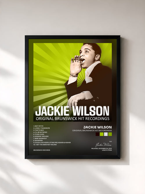 Jackie Wilson · Original Brunswick Hit Recordings — Affiche encadrée