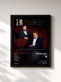 #noir Tableau de l'album Together de Michael Ball, cadre noir, imprimé et encadré en France
